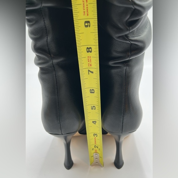 Michael Kors Luna Black Leather Slouch Boots | Women’s Size 6M | New with Box - Picture 6 of 12